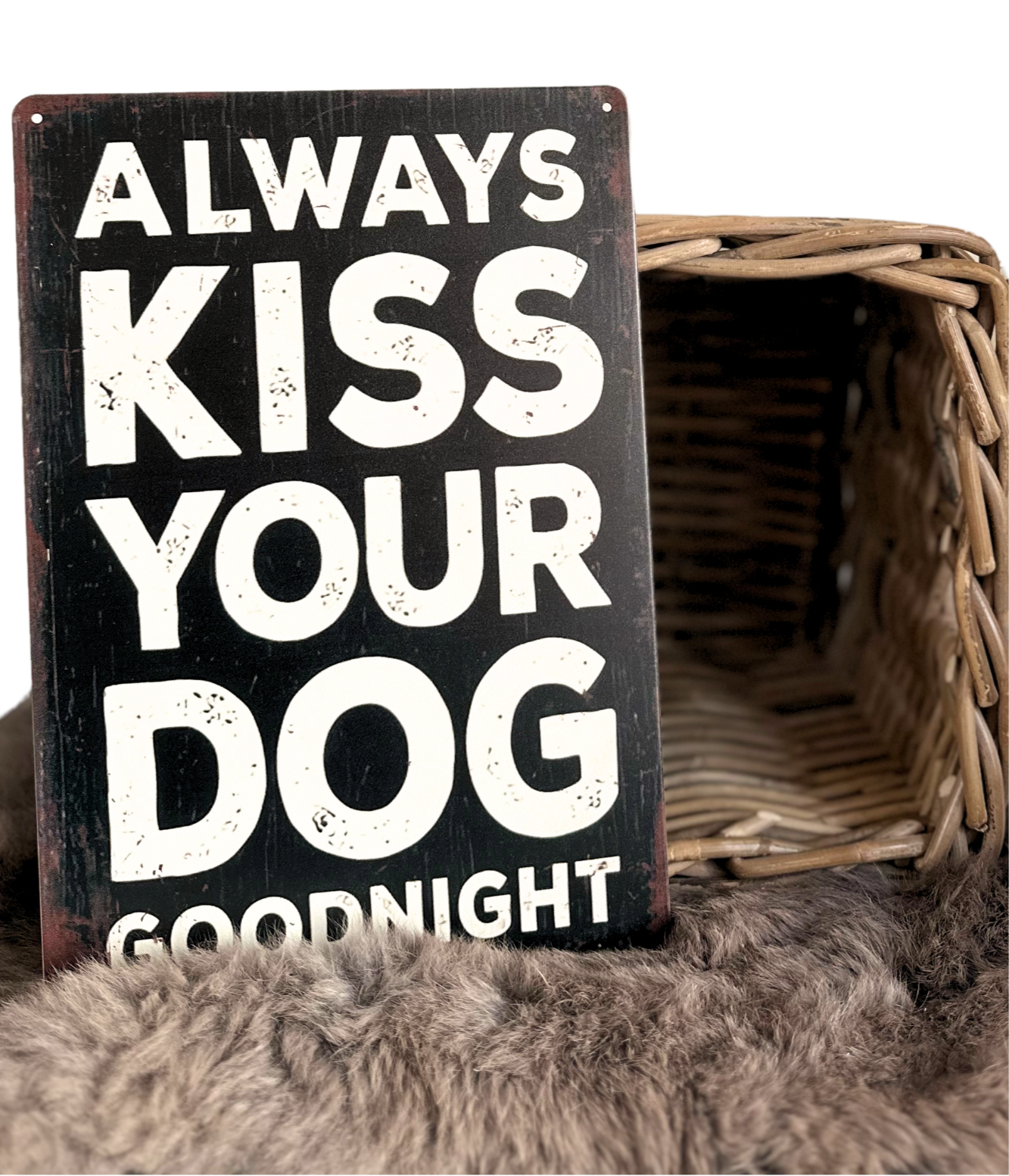 Dekoschild - Kiss your Dog