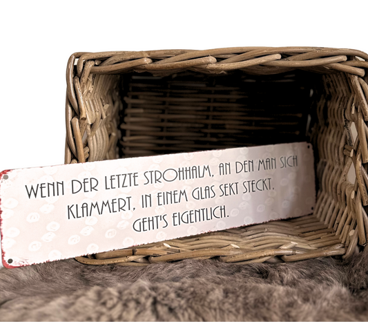 Dekoschild - Sekt