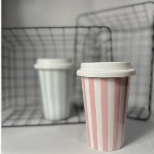 TO-GO Becher rosa