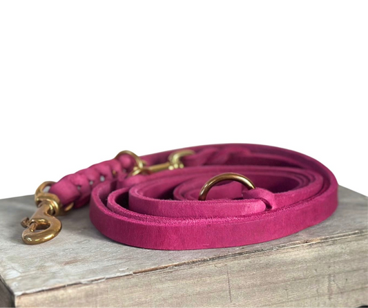 Fettlederleine Avery Pink