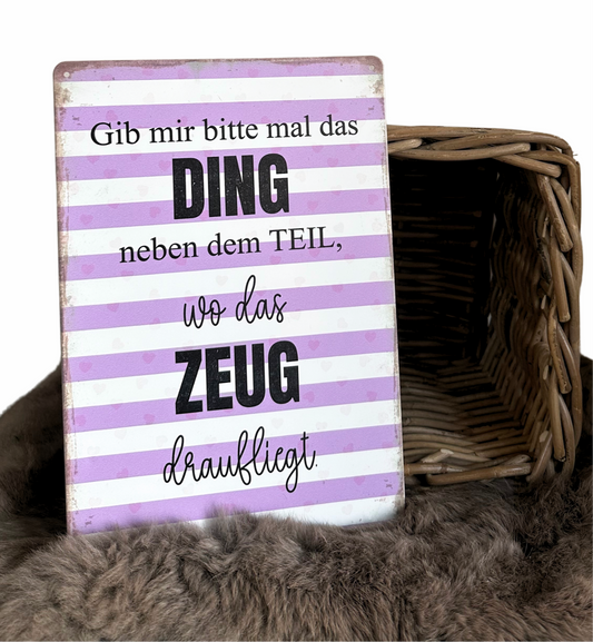 Dekoschild - Ding