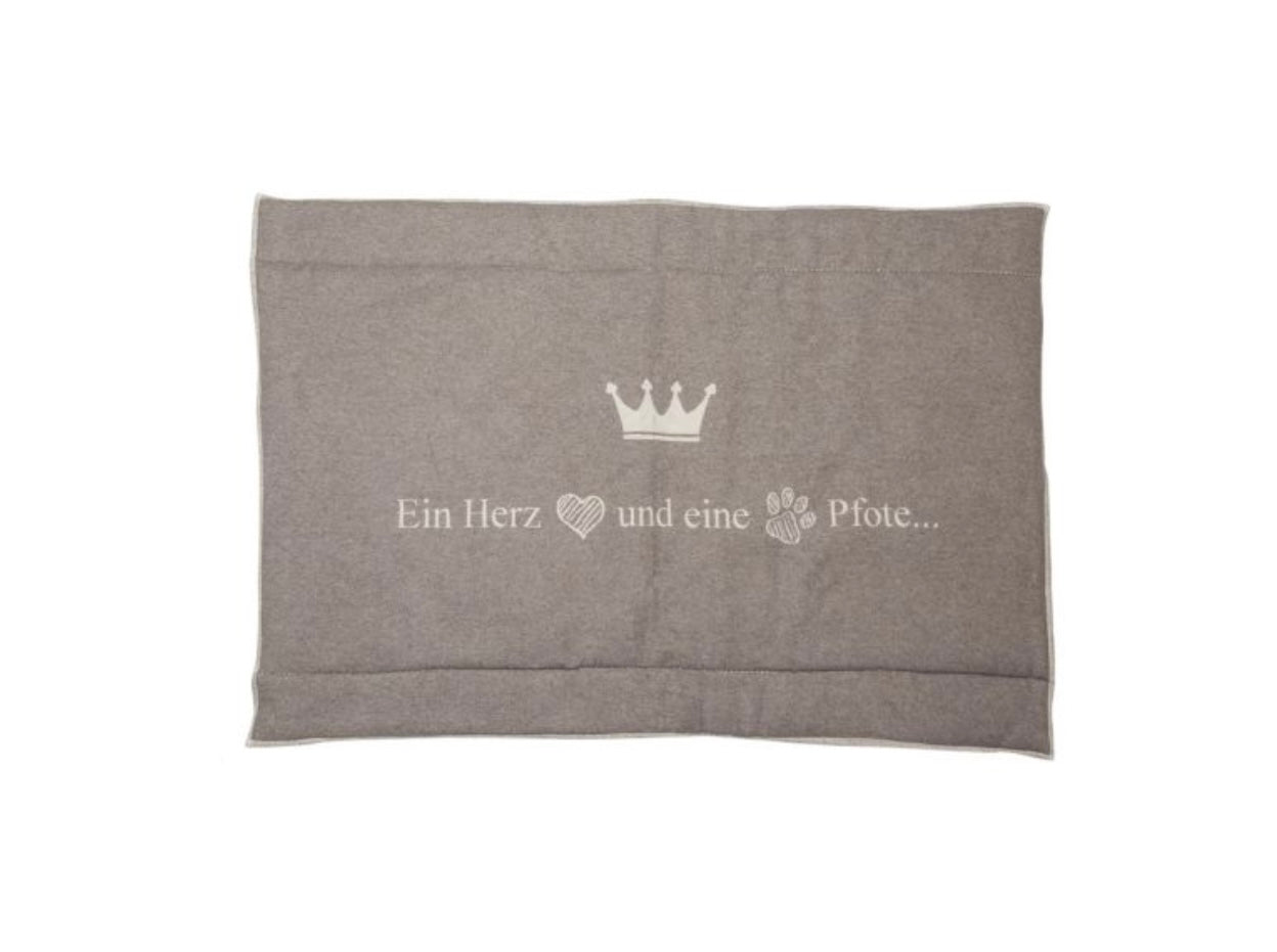 Haustierdecke Ein Herz und eine Pfote